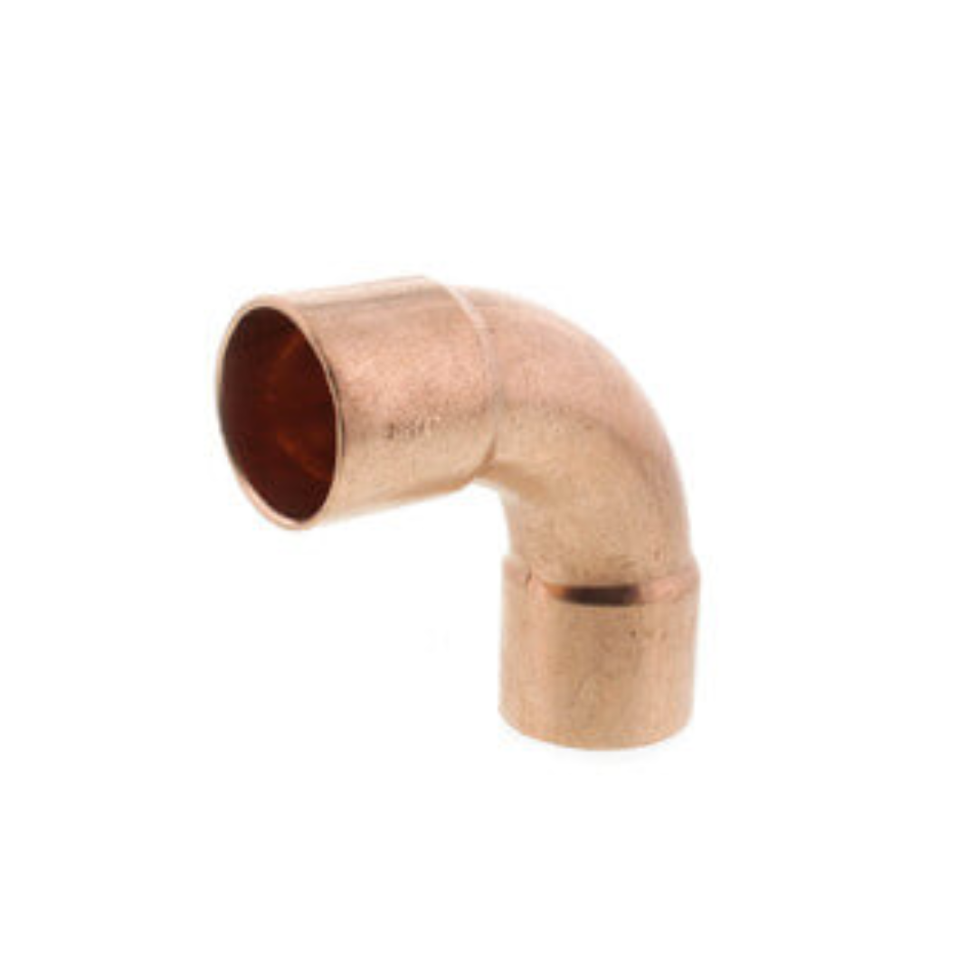 1-1/8" OD ACR Copper 90° Long Turn Elbow