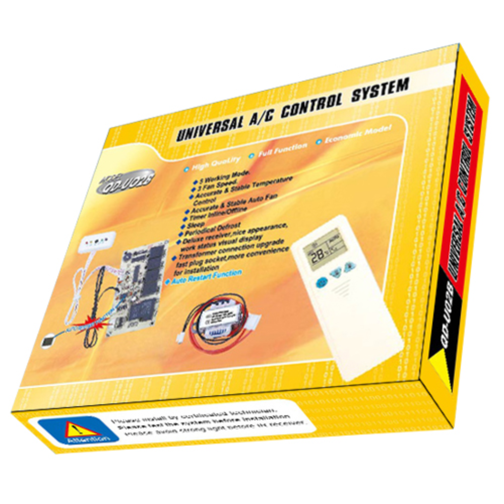 QD-U02B Universal Air Conditioner PCB Board with AC Remote Control System