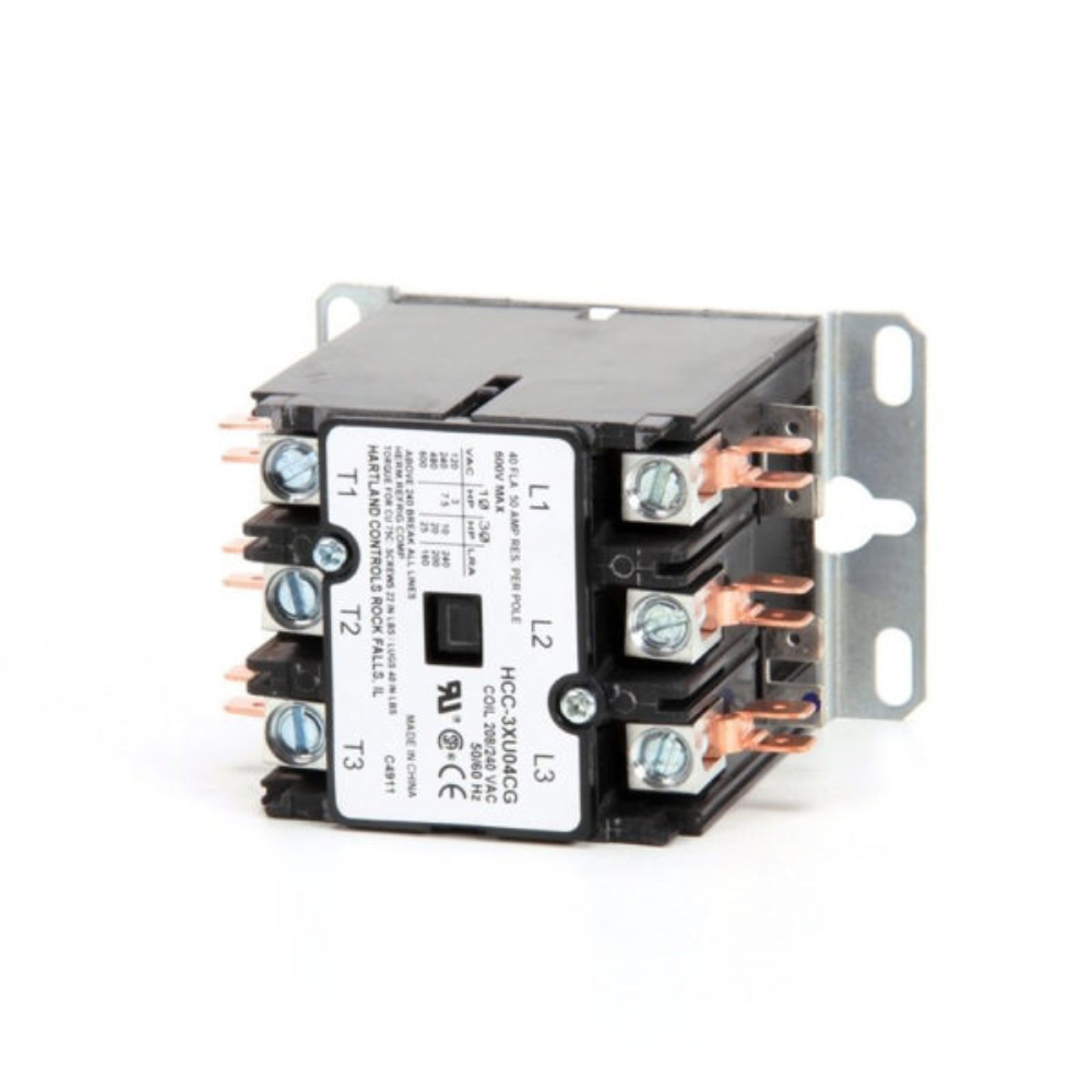 3 Poles Definite Purpose Contactor 24VAC 50/60Hz FLA 40 RES 50